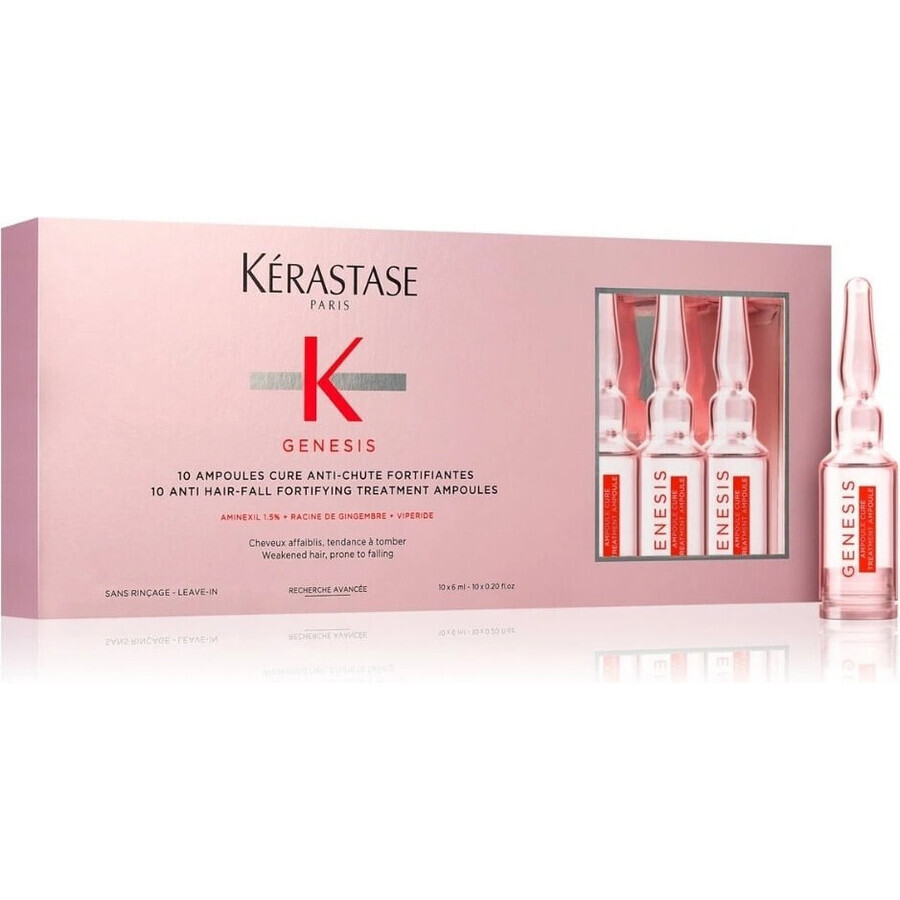 Kérastase Intensivkur für schwaches, zu Haarausfall neigendes Haar Genesis 1×6 ml, Intensivkur für schwaches Haar