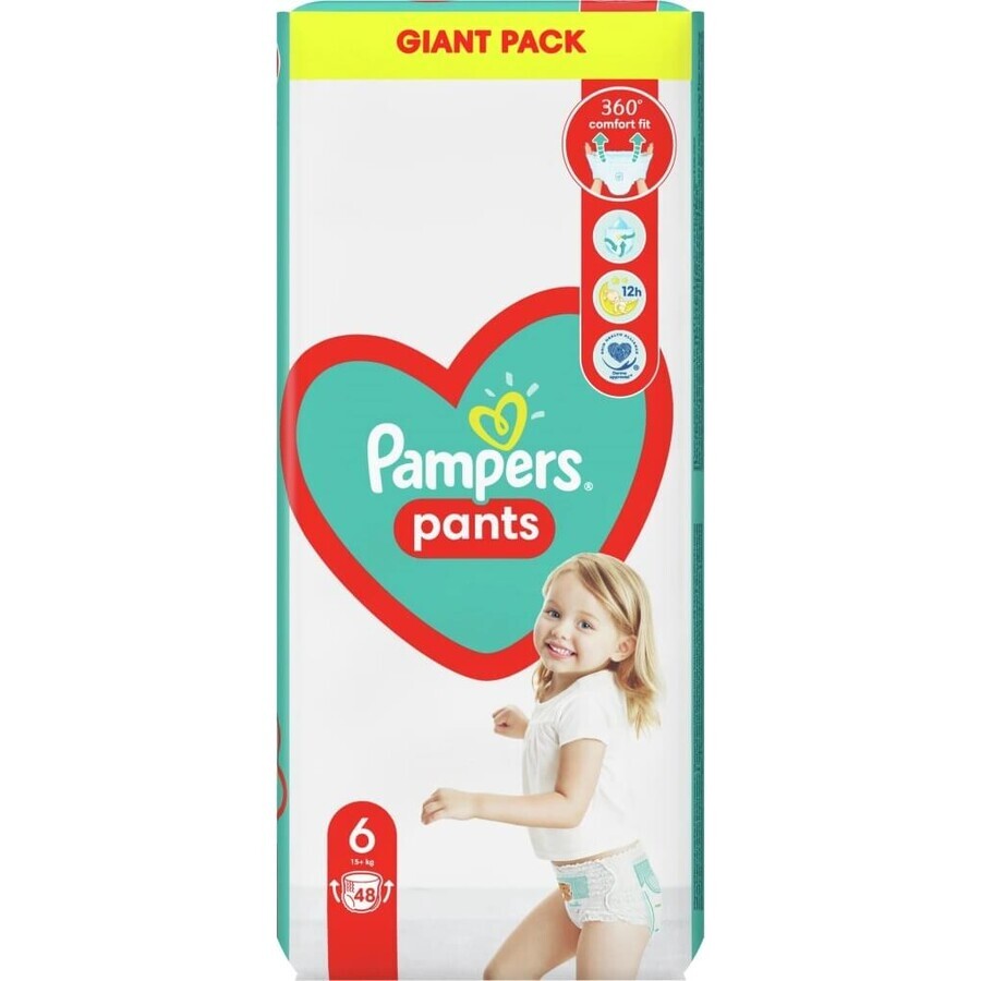 Pampers Pants GP S6 48 buc (15+kg) 1×48 buc