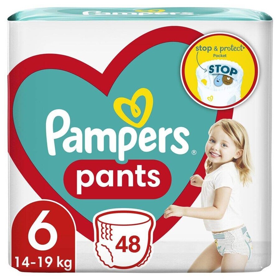 Pampers Pants GP S6 48 buc (15+kg) 1×48 buc