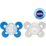 CHICCO Physio Comfort silicone night night boy - cat / lamb 2 pcs, 16-36 m + 1×2 pcs, orthodontic pacifier