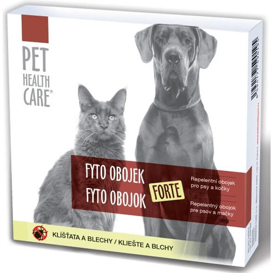 PET HEALTH CARE FYTO COLLAR FORTE 1×1 pc, Halsband zur Abwehr von Hunden und Katzen