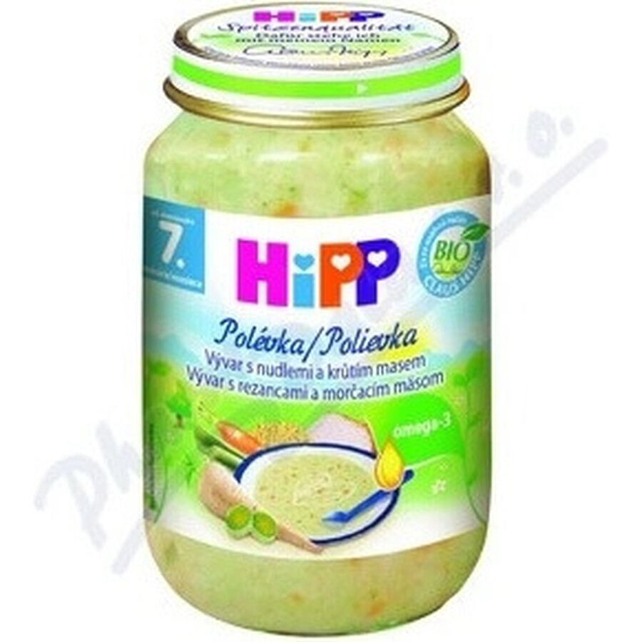 VIVAR ORGANIC HIPP BIO VIVAR WITH TURKEY AND TURKEY MEAT 1×190g, starter, broth