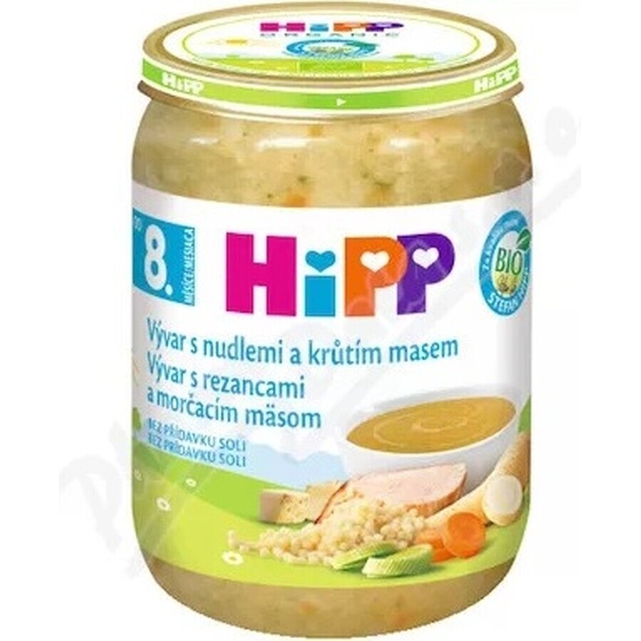 VIVAR ORGANIC HIPP BIO VIVAR WITH TURKEY AND TURKEY MEAT 1×190g, starter, broth