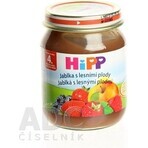 HiPP Integratore di frutta Mele con frutti di bosco 1×125 g, integratore di frutta per bambini