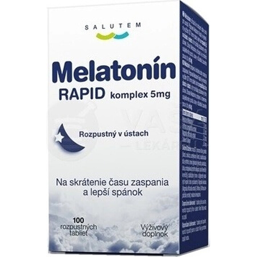 Melatonin complex RAPID 5mg SALUTEM 1×100 tbl