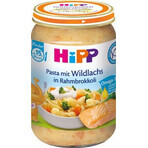 HiPP Pasta met zalm, broccoli en room uit het Verenigd Koninkrijk. 14 maanden 1×250 g, babyhapje