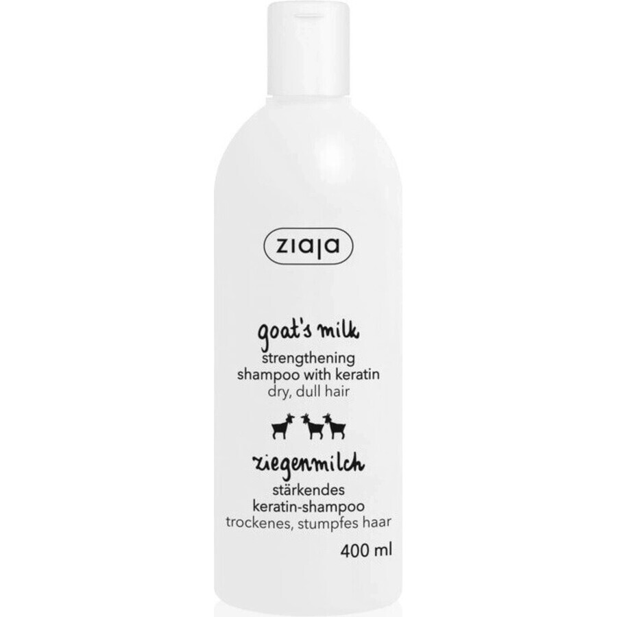 Ziaja - strengthening shampoo with keratin and goat milk protein 1×400 ml