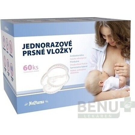 MedPharma SINGLE USE BREAST INSERTS 1×60 buc, tampoane pentru sân