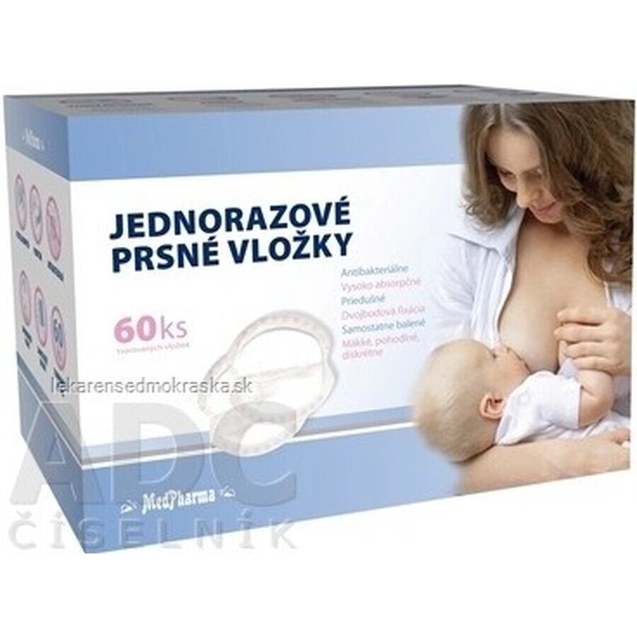 MedPharma SINGLE USE BREAST INSERTS 1×60 buc, tampoane pentru sân