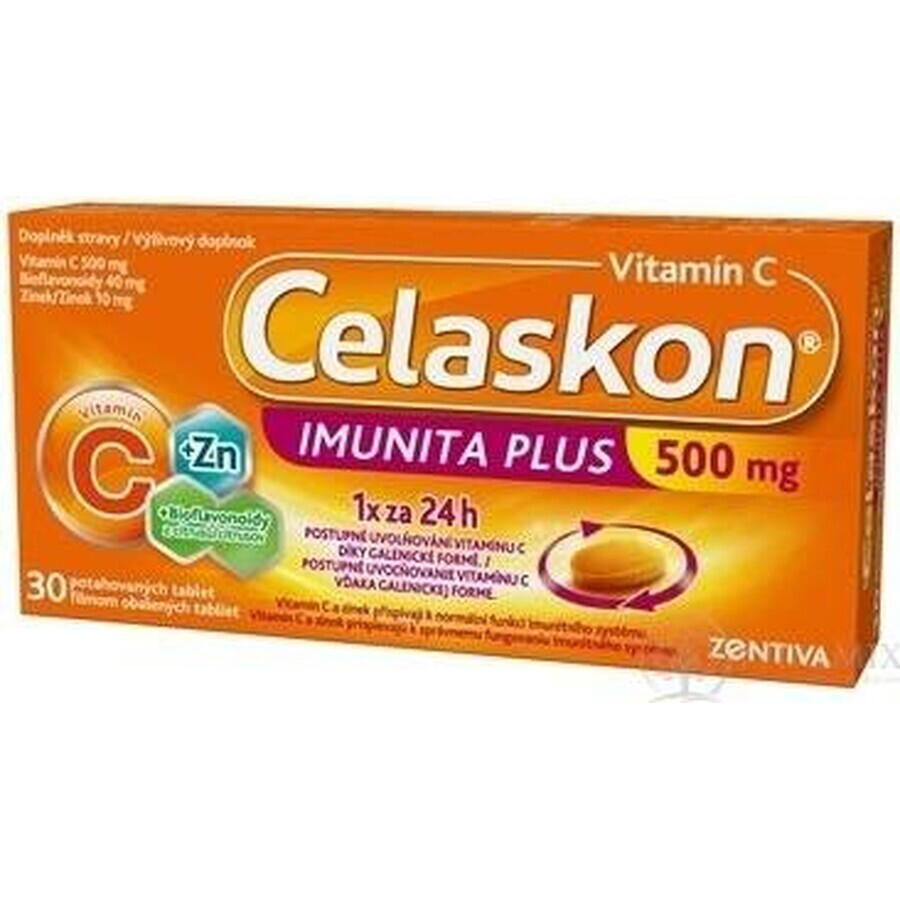 Celaskon IMUNITA PLUS 500 mg 1×30 tbl, vitamin C