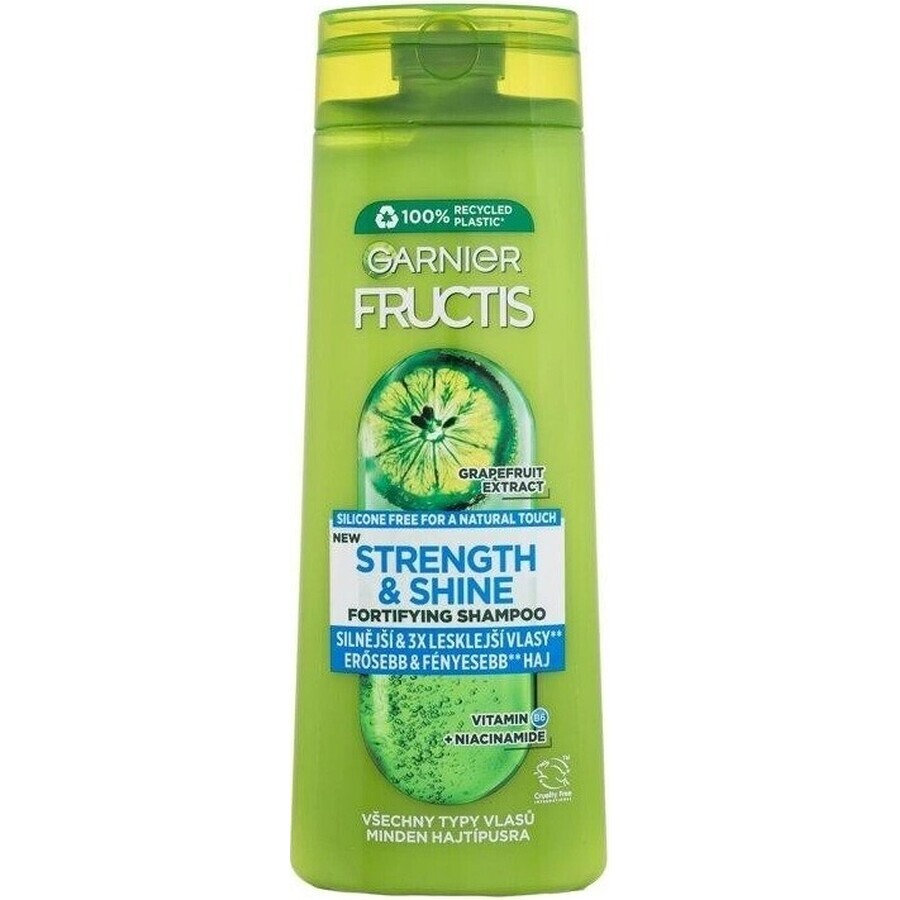 Garnier Fructis Strength & Shine Strengthening shampoo for all hair types without shine and resistance, 400 ml 1×400 ml, shampoo