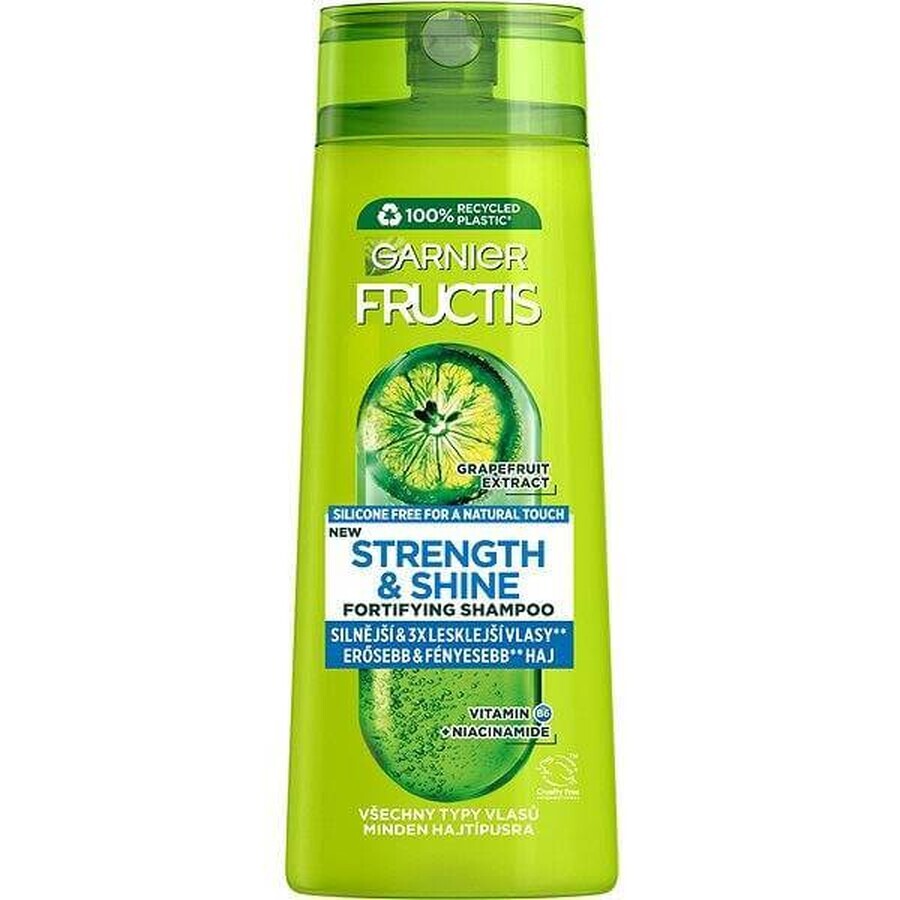 Garnier Fructis Strength & Shine Strengthening shampoo for all hair types without shine and resistance, 400 ml 1×400 ml, shampoo