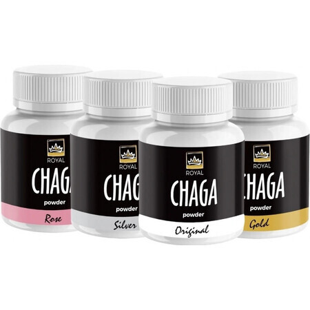 Royal Chaga Siberian Chaga Extracto en Polvo 1×90g, complemento alimenticio