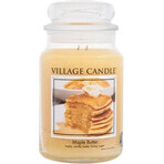 Village Candle Vela perfumada en vidrio - Maple Butter - Sirope de arce, mediana 1×1 ud, vela perfumada