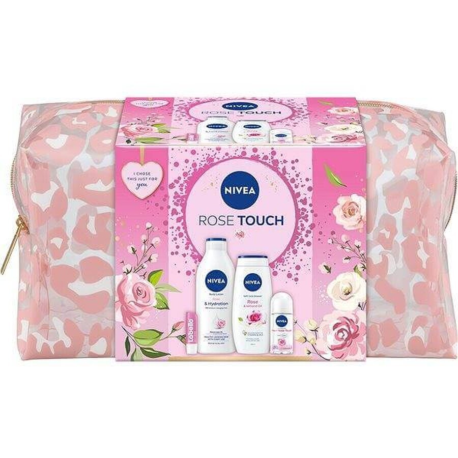 NIVEA BAG ROSE 1×1 pcs, gift pack