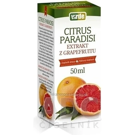 VIRDE CITRUS CITRUS PARADISI 1×50 ml, grapefruit extract drops