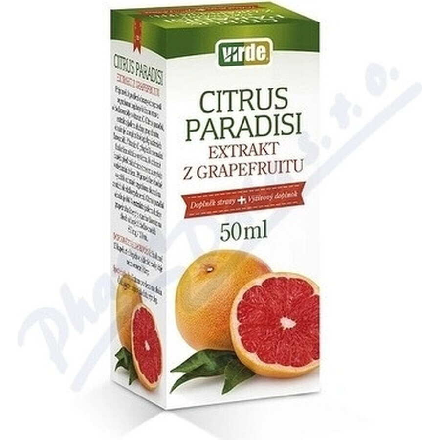 VIRDE CITRUS CITRUS PARADISI 1×50 ml, Grapefruit-Extrakt Tropfen