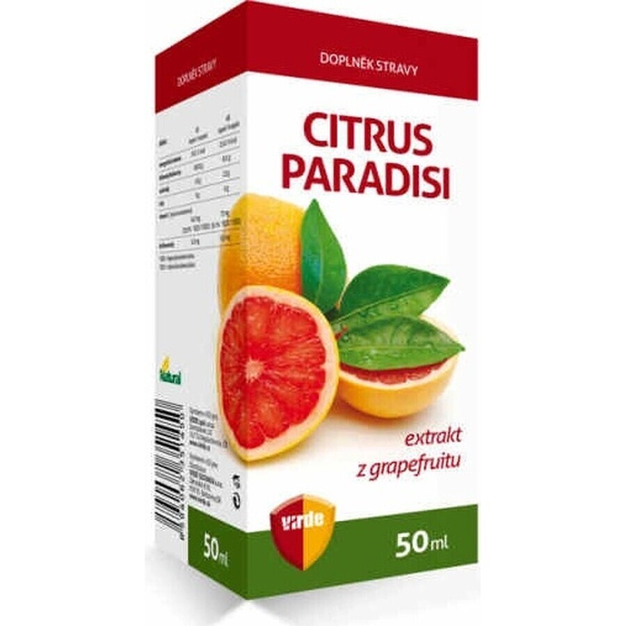 VIRDE CITRUS CITRUS PARADISI 1×50 ml, Grapefruit-Extrakt Tropfen