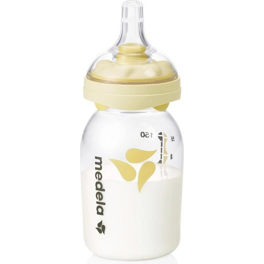 Medela biberón para bebés lactantes Calma - con biberón 150 ml 1×150 ml, biberón para bebés lactantes