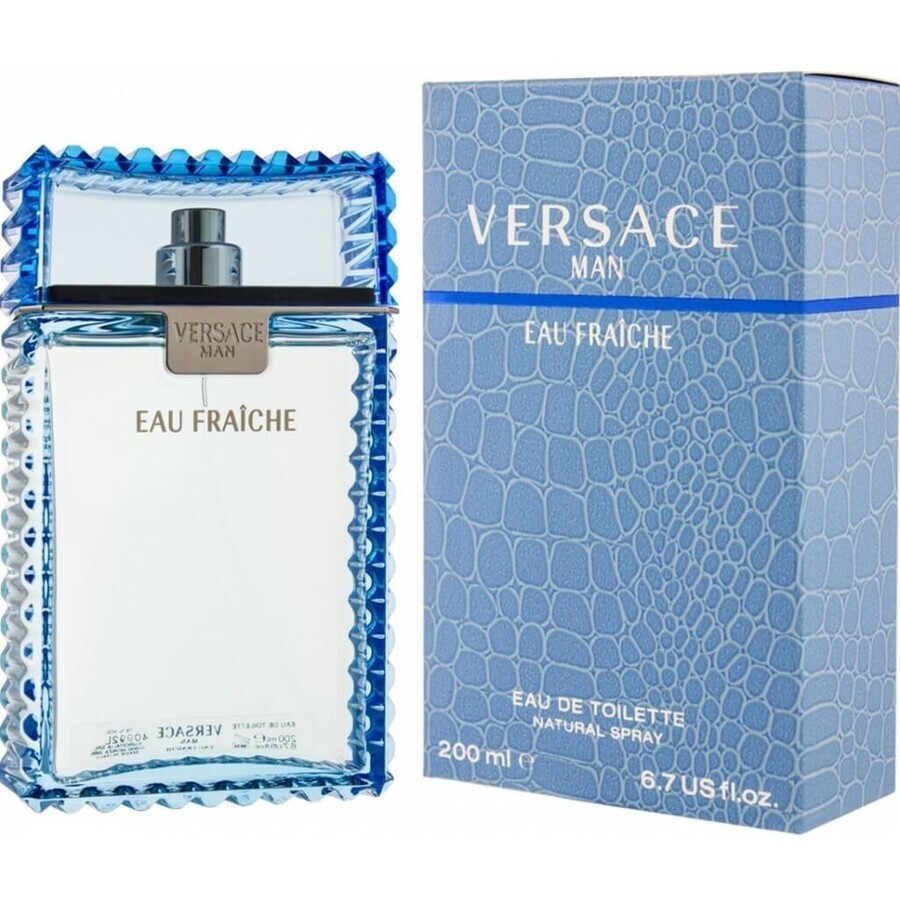 VERSACE EAU FRAICHE MAN Eau de Toilette 200ML 1×200 ml, Eau de Toilette