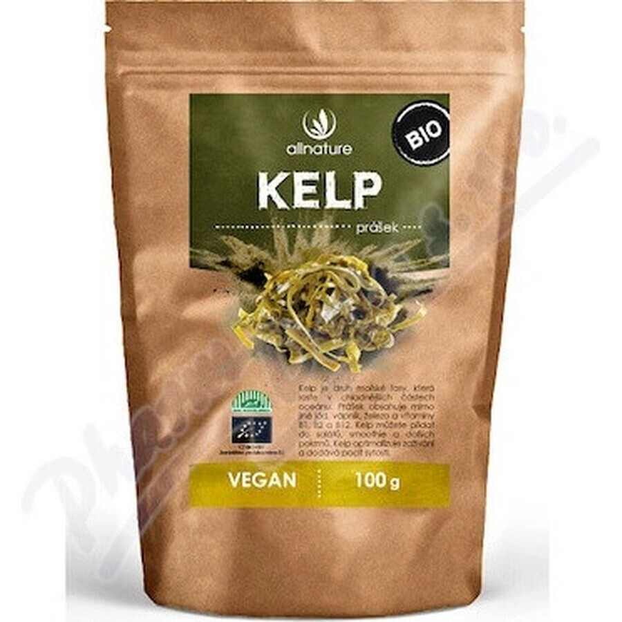 Allnature Kelp orgánico en polvo 100g 1×100g