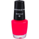 Dermacol Nagellak Neon Coral No.30 1×5 ml, nagellak