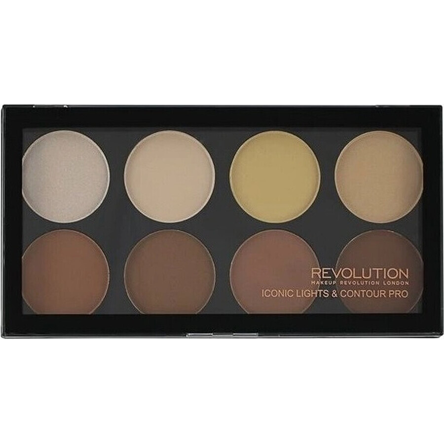 Revolution, Iconic Lights & Contour Pro, palette contorno 1×13 g