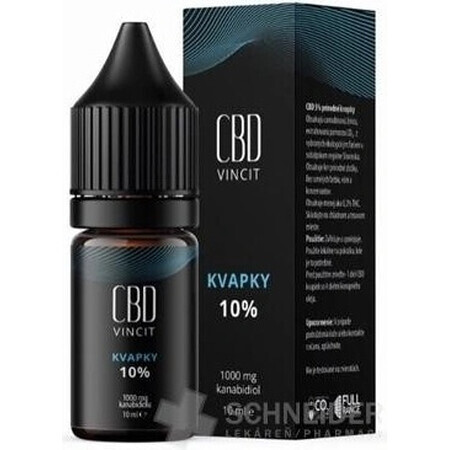 CBD Vincit CBD drops 10% 1×10 ml 1×10 ml with only natural ingredients