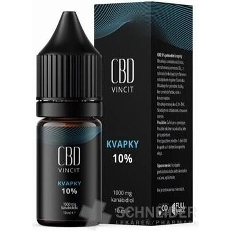 CBD Vincit CBD drops 10% 1×10 ml 1×10 ml with only natural ingredients