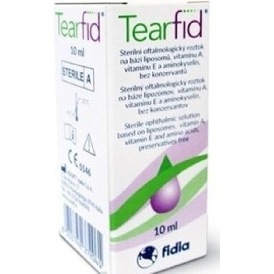 Tearfid 1×10 ml, picături pentru ochi