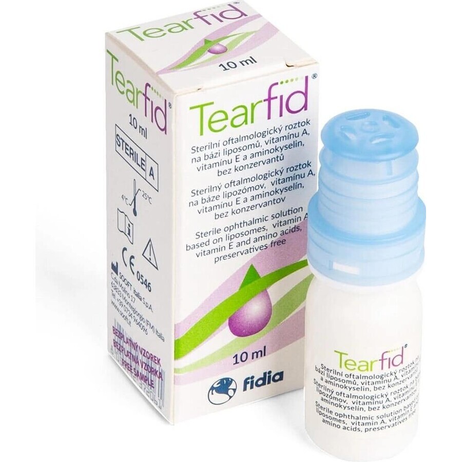 Tearfid 1×10 ml, picături pentru ochi