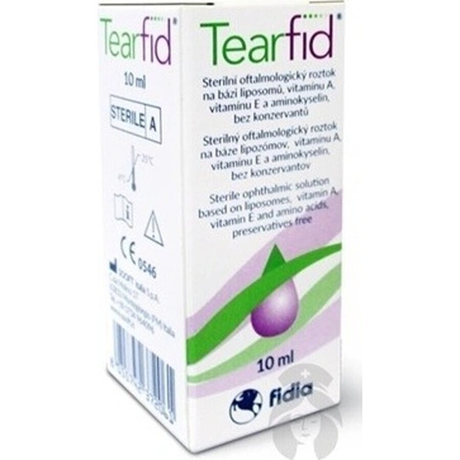 Tearfid 1×10 ml, picături pentru ochi