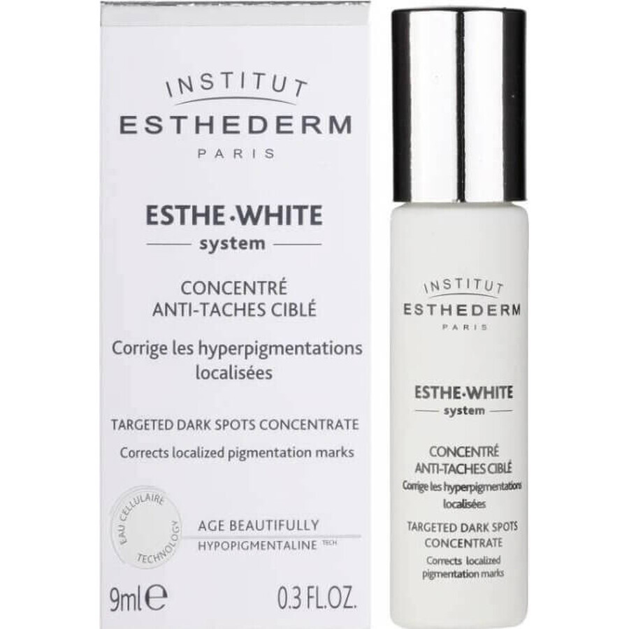 Institut Esthederm White Concentrado antimanchas 1×9 ml, suero facial