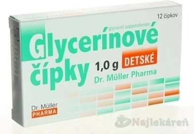 Dr. Müller Glycerin Zäpfchen 1,0 g 1x12 Stück sup Kinder
