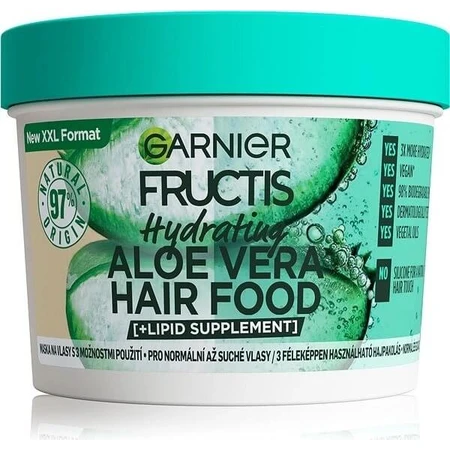 Garnier Fructis Hair Food Hydrating Aloe Vera Mask for normal to dry hair, 400 ml 1×400 ml, hair mask