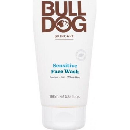 Bulldog Cleansing Gel for Men's Sensitive Skin Sensitive Facial Wash 1×150 ml, cleansing gel