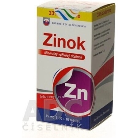 Gut von SK Zink 15 mg 1×40 tbl, 30+10 frei