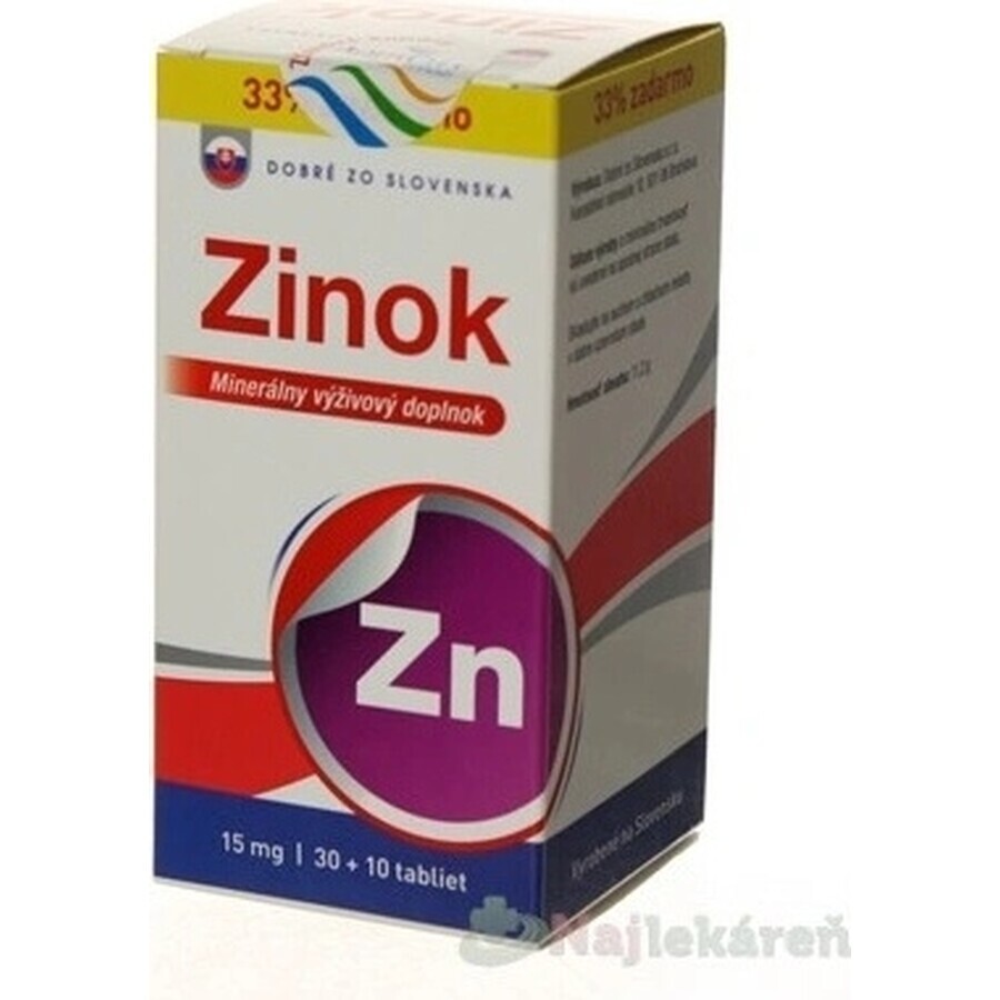 Gut von SK Zink 15 mg 1×40 tbl, 30+10 frei