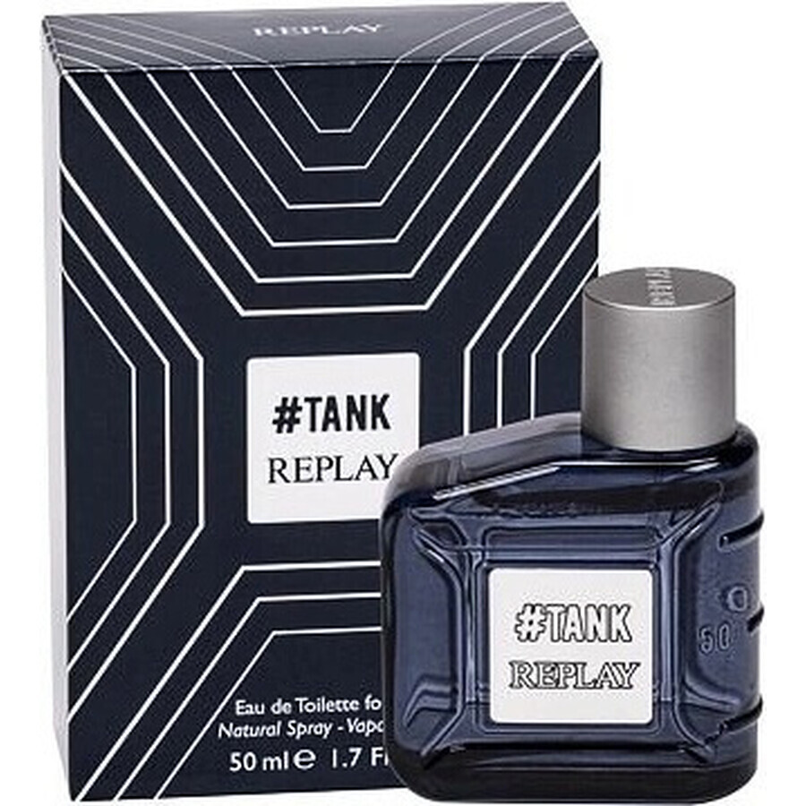 Replay Tank For Him Edt 50ml 1×50 ml, Eau de Toilette