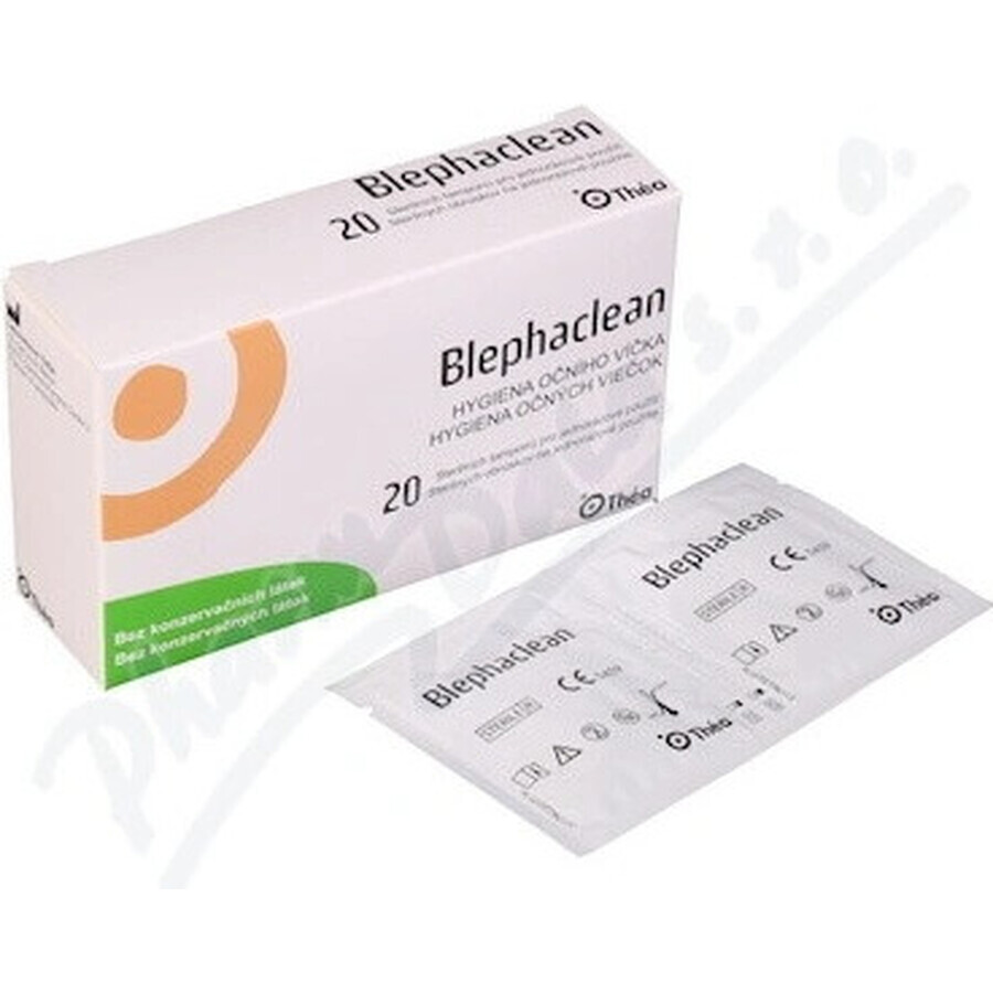 Blephaclean 1×20 pcs, sterile wipes