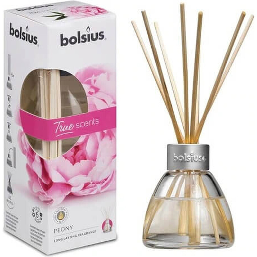 Bolsius Aromatic 2.0 Diffuseur aromatique 45 ml Peony 1×45 ml, diffuseur aromatique