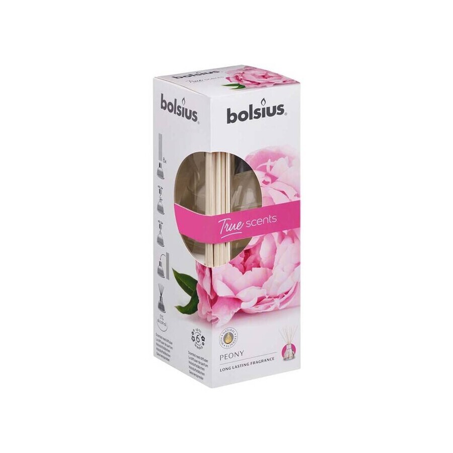 Bolsius Aromatic 2.0 Diffuseur aromatique 45 ml Peony 1×45 ml, diffuseur aromatique