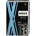 MEXX BLACK MAN desodorante 75ML + gel de ducha 50ML 1×1pc, set cosmético para hombre