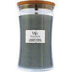 WoodWick Evergreen Evergreen Cashmere bougie moyenne 1×275 g, bougie parfumée