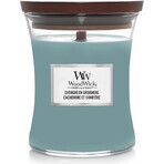 WoodWick Evergreen Evergreen Cashmere bougie moyenne 1×275 g, bougie parfumée