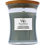 WoodWick Evergreen Evergreen Cashmere bougie moyenne 1×275 g, bougie parfumée