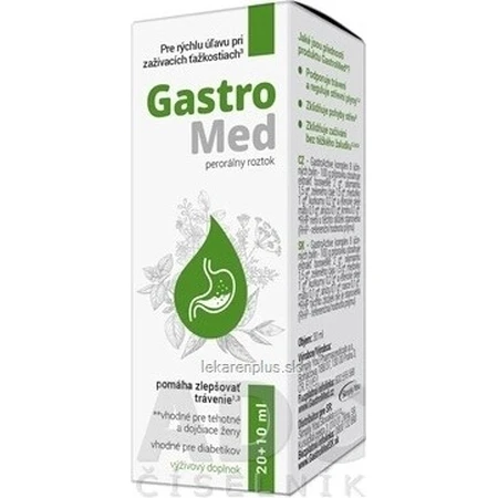 GastroMed soluție orală 30 ml 30 ml, supliment alimentar