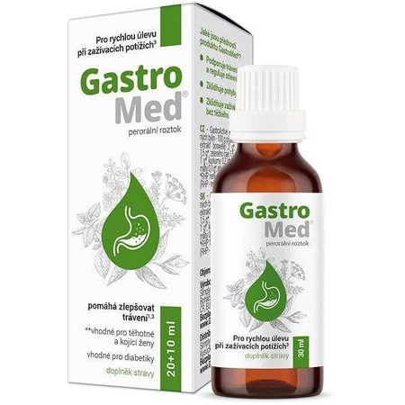 GastroMed soluție orală 30 ml 30 ml, supliment alimentar