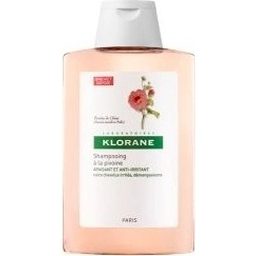 KLORANE SHAMPOOING à la pivoine biologique 1×200ml, shampooing pour cuir chevelu sensible et irrité