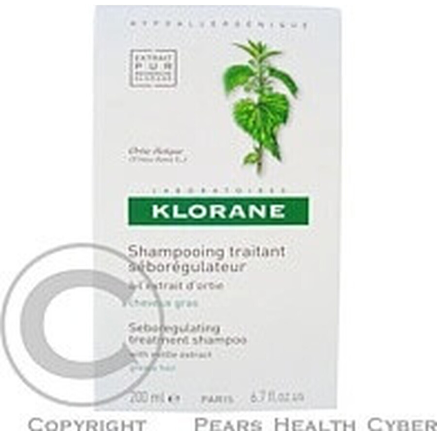 KLORANE SHAMPOOING à la pivoine biologique 1×200ml, shampooing pour cuir chevelu sensible et irrité